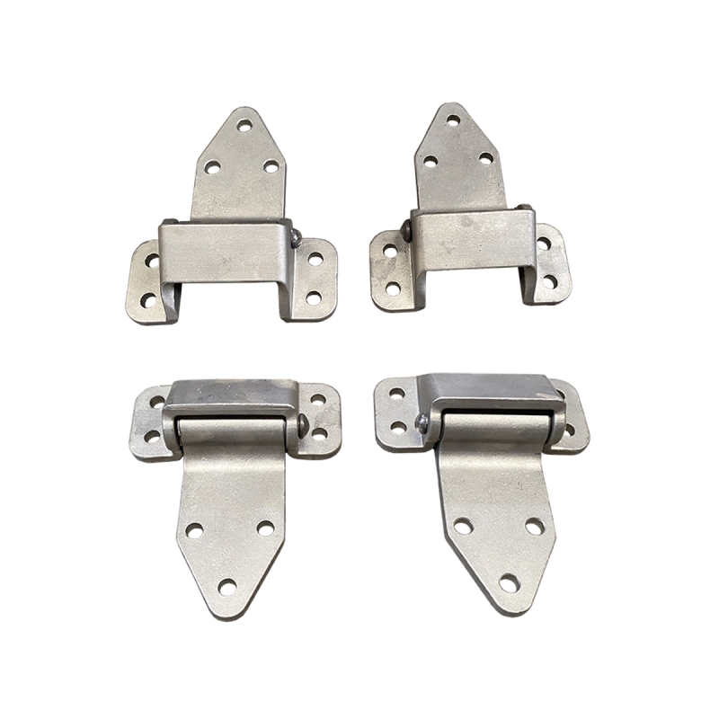 Ambulance Door Lower Hinge, 1 piece. Stainless Steel, for FJ40 Toyota Land Cruiser